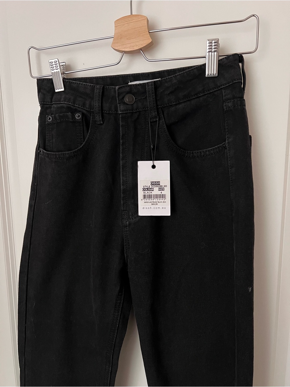 Dissh MARGI slim straight black jeans - Picture 4 of 9